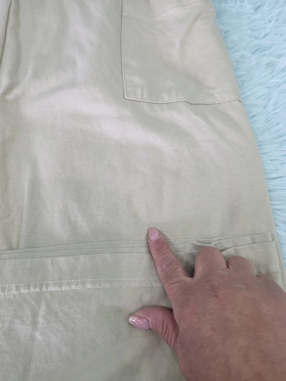 Pierre Cardin‎ Vintage Tan Cotton Sleeveless Maxi Dress with Pockets - Size L